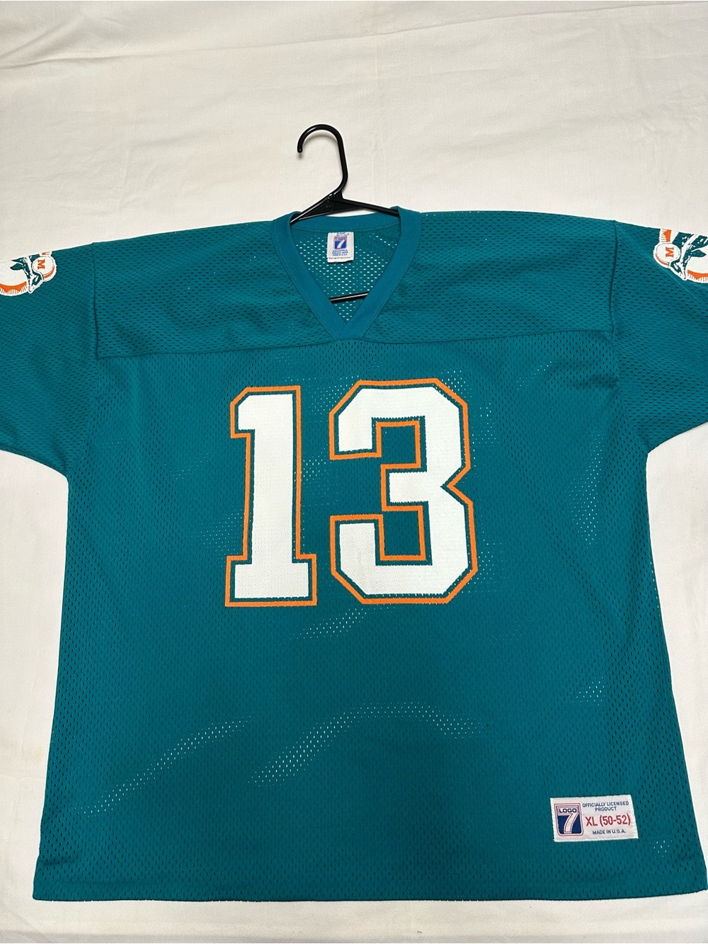LOGO 7 Vintage Dan Marino Miami Dolphins Mesh Jersey - XL